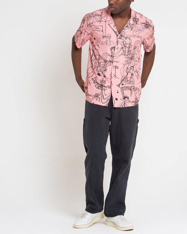 R.G Cato Short Sleeve Shirt - Zephyr Pink
